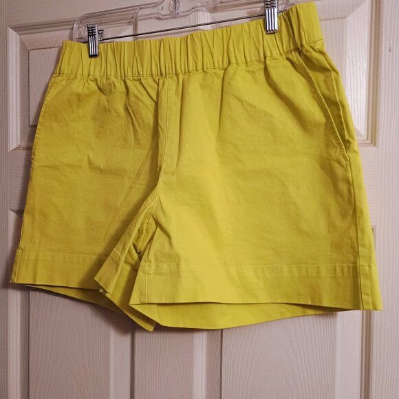 On-34th, Womens Shorts, Sz M Neon Yellow, 15", Hi Rise, NWOT - Picture 1 of 3